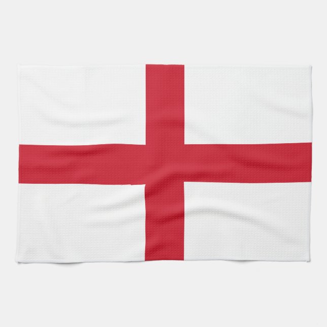 England-Flagge Geschirrtuch (Horizontal)