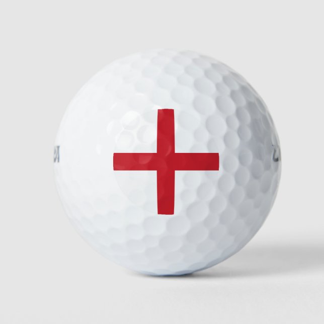 England Flagge Golf Balls Golfball (Vorderseite)