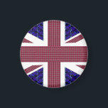 England-Flagge, Großbritannien-Flagge Magnet<br><div class="desc">England Flag, Großbritannien Flag Magnet. Die Fahne ist mit Bildern von Edelsteinen gemacht: Der blaue Hintergrund sind rechteckige blaue Saphire. Die roten Streifen sind rechteckige Rubien. Die Sterne sind Diamanten.</div>