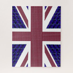 England-Flagge, Großbritannien-Flagge Puzzle