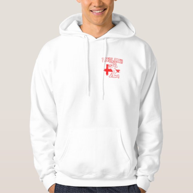 England-Flagge Hoodie (Vorderseite)