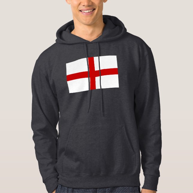 England-Flagge Hoodie (Vorderseite)