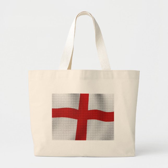 England-Flagge Jumbo Stoffbeutel (Vorne)