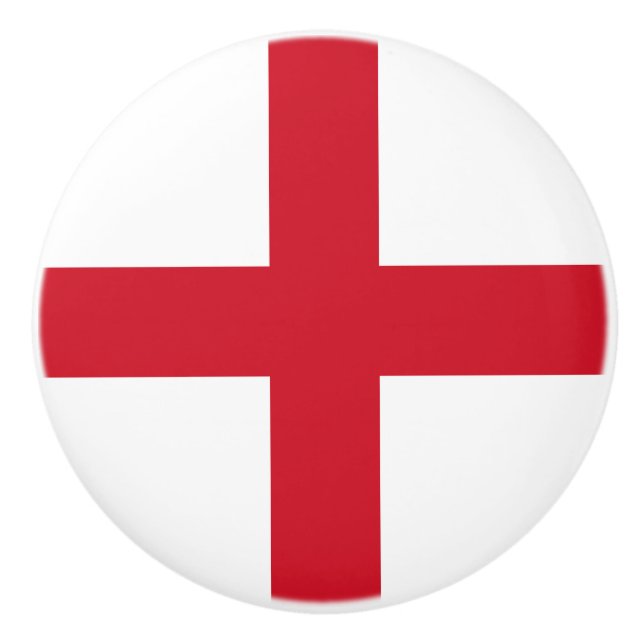 England-Flagge Keramikknauf (Vorderseite)
