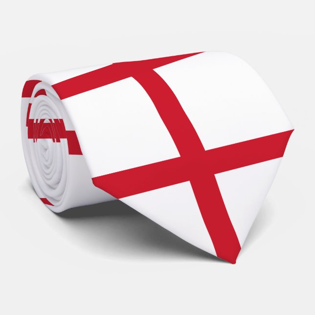 England-Flagge Krawatte (Gerollt)
