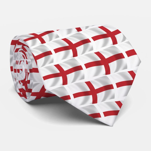 England-Flagge Krawatte (Gerollt)