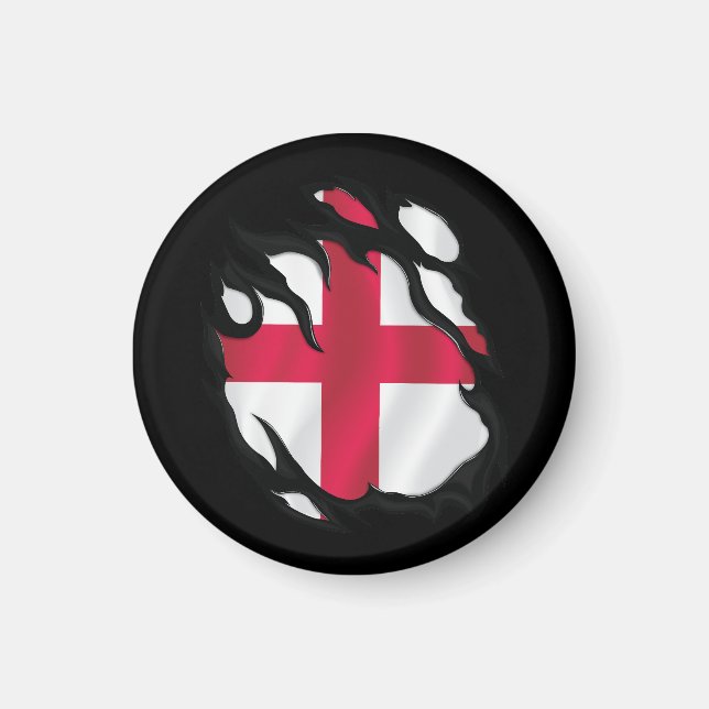 England-Flagge Magnet (Vorne)