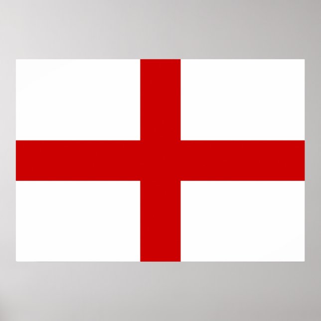 England-Flagge Poster (Vorne)