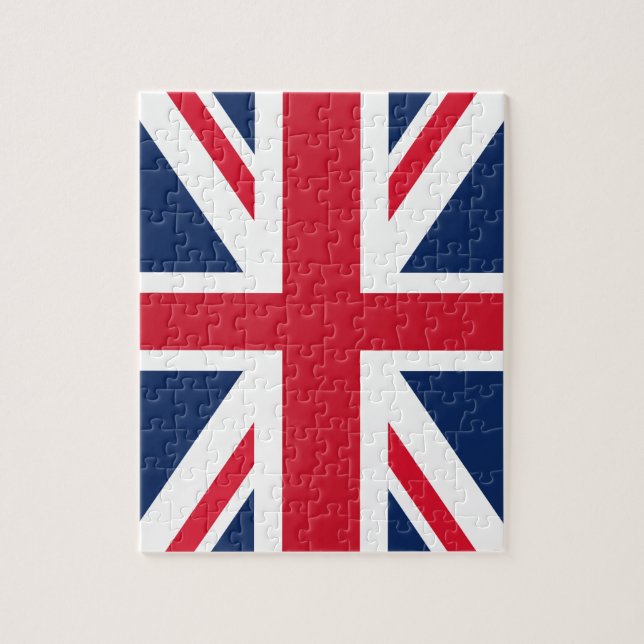 England-Flagge Puzzle (Vertikal)
