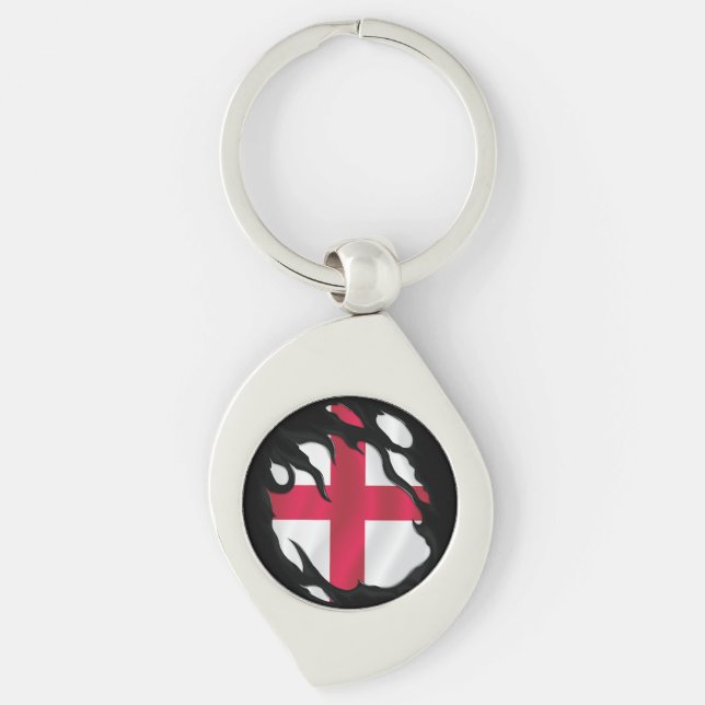 England-Flagge Schlüsselanhänger (Vorderseite)