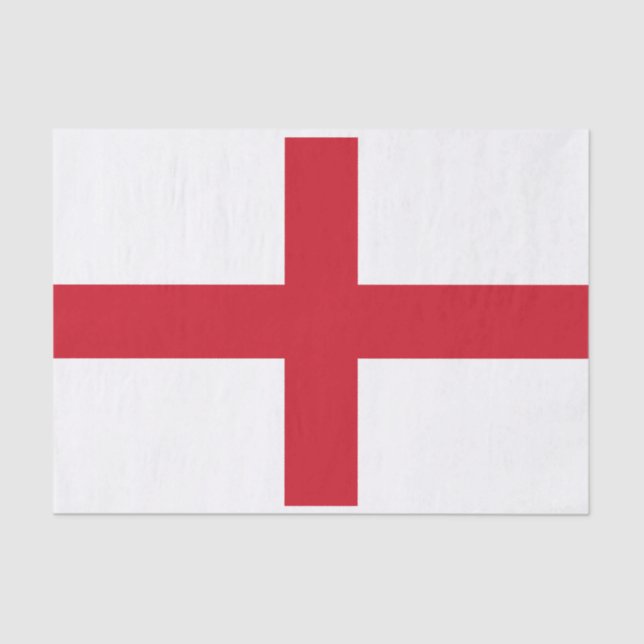 England-Flagge Seidenpapier (Vorderseite)