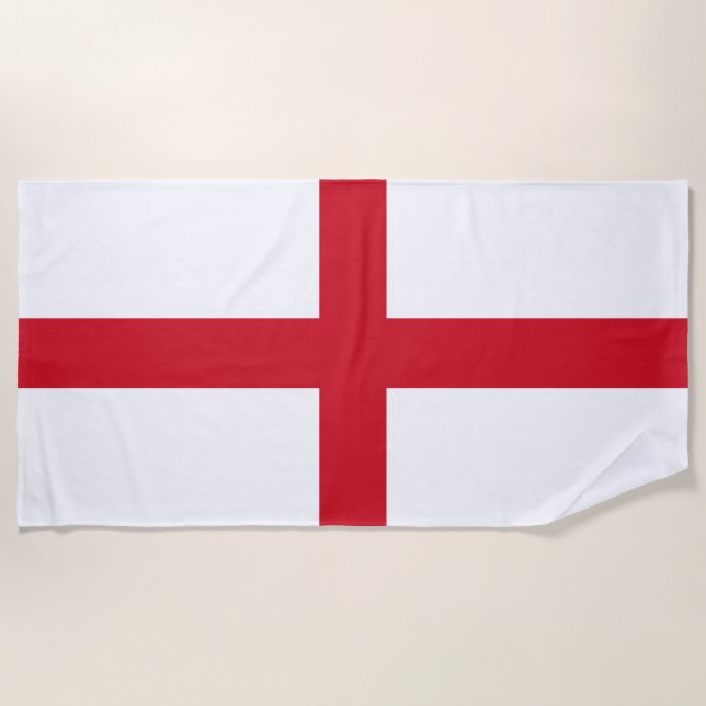 England-Flagge Strandtuch (Vorderseite)