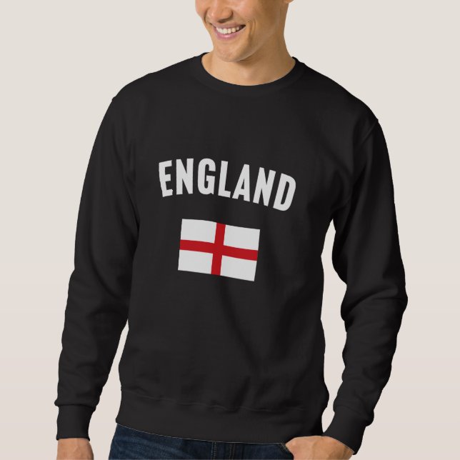 England-Flagge Sweatshirt (Vorderseite)