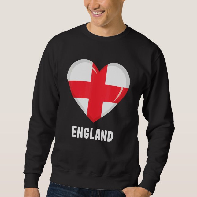 England-Flagge Sweatshirt (Vorderseite)