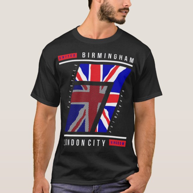 England-Flagge T-Shirt (Vorderseite)