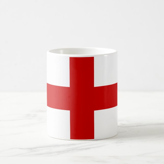 England-Flagge Tasse (Mittel)