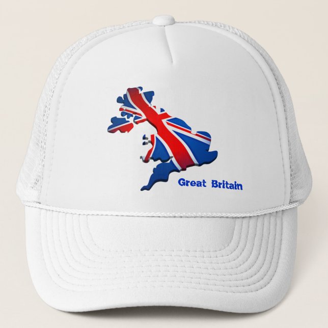 England-Flagge Truckerkappe (Vorderseite)