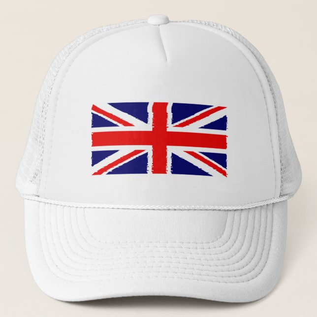 England-Flagge Truckerkappe (Vorderseite)