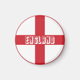 England - Flagge und Name Magnet