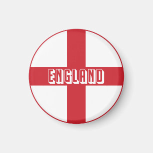 England - Flagge und Name Magnet