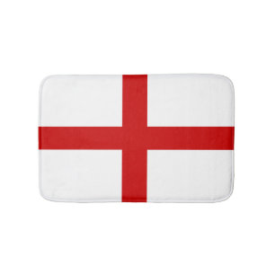 England-Flaggen-Knopf Badematte