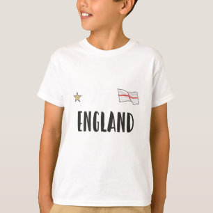 England Football Fan Shirt Englische Flagge