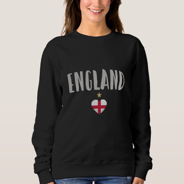 England Football Fan Shirt Englische Flagge (Vorderseite)