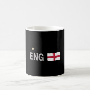England Football Fan Shirt Englische Flagge Kaffeetasse