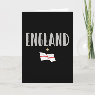England Football Fan Shirt Englische Flagge Karte