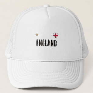 England Football Fan Shirt Englische Flagge Truckerkappe