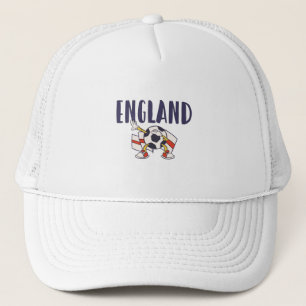 England Football Fan Shirt Englische Flagge Truckerkappe