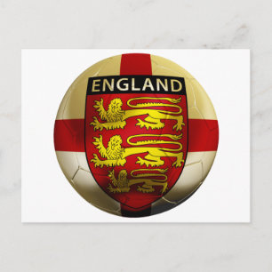 England Football Postkarte