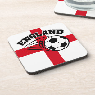 England Football Team Unterstützer Getränkeuntersetzer