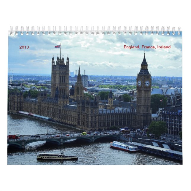 England, Frankreich, Irland 2016 Kalender (Titelbild)