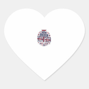 England Fußball 2026 Fußball Fett Land Typografie Herz-Aufkleber