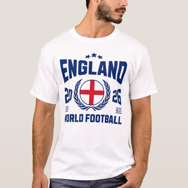 England Fußball 2026 T-Shirt (Vorderseite)