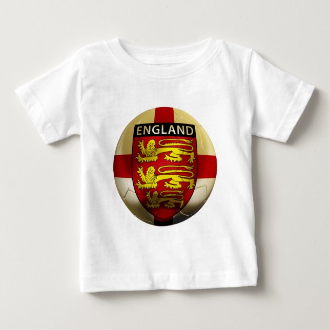 England-Fußball Baby T-shirt (Vorderseite)