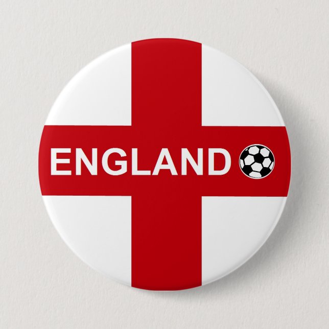 England-Fußball Button (Vorderseite)
