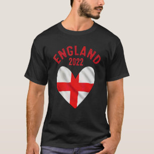 England Fußball England Fußball Liebe 2022 Flag fü T-Shirt