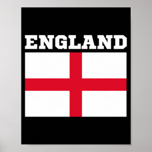 England Fußball Fan Design Für Männer Frauen Und Poster