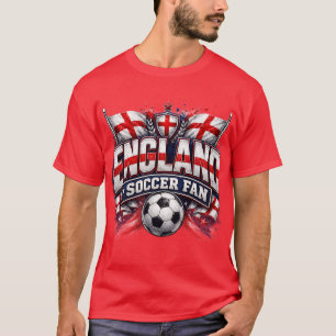ENGLAND-FUSSBALL-FAN England 2026 Fußball-Fan T-Shirt