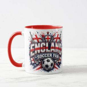 ENGLAND-FUSSBALL-FAN England 2026 Fußball-Fan Tasse