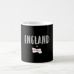 England Fußball Fan-Shirt Englische Flagge Kaffeetasse
