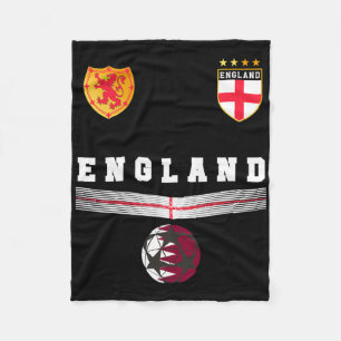 England Fußballfans Trikot Englische Flagge Fußll  Fleecedecke
