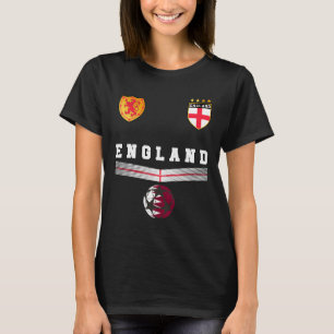 England Fußballfans Trikot englische Flagge Fußll T-Shirt