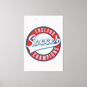 England Fußballmeister-Logo Leinwanddruck