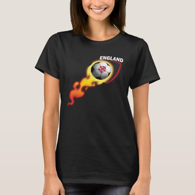 England Fußballspieler für England Fußballfans T-Shirt (Vorderseite)