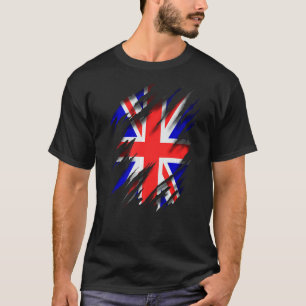 England Gbr Gb Union Jack Flag T-Shirt