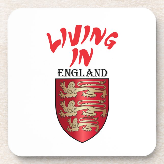 England Getränkeuntersetzer (Vorderseite)