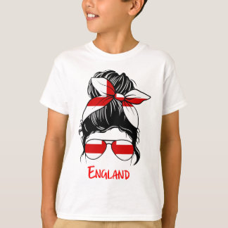 England Girl English Girl Britische Frauenflagge T-Shirt